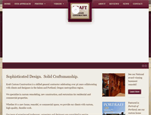 Tablet Screenshot of kraftcustomconstruction.com